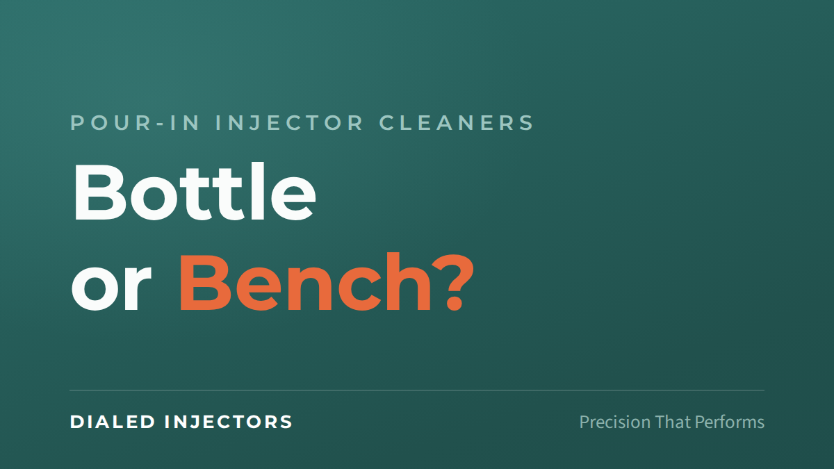 Do pour-in injector cleaners work on a marine outboard: Bottle or Bench?