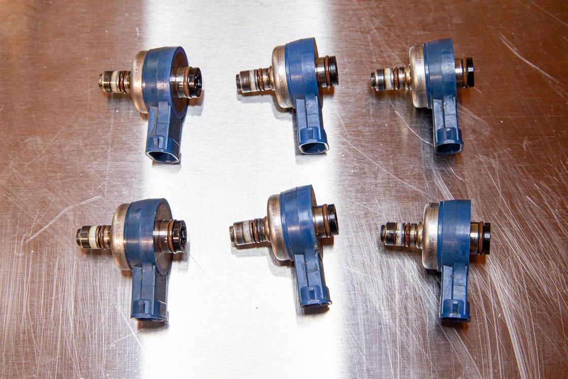 Mercury OptiMax air injector, the direct injector with the cone-shaped spray tip